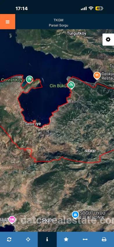 Feld Zu verkaufen in Selimiye Bz. Marmaris - Feld-Zonierung - 773 m²
