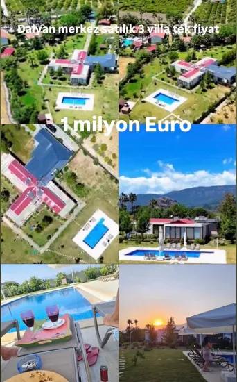 Im Zentrum von Dalyan 3 Stück Villen mit Pool Sehr dringend zum Verkauf