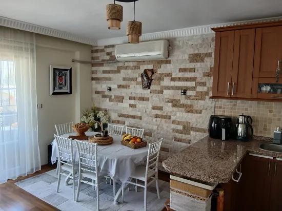 Freistehend mit Eingang und Pool Im Wohnkomplex 2+1 zum Verkauf Duplex‑wohnung İçmeler
