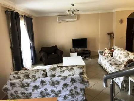 Luxus 3 Zimmer 1 Wohnzimmer Duplex-Wohnung Mit Pool Marmaris Icmeler