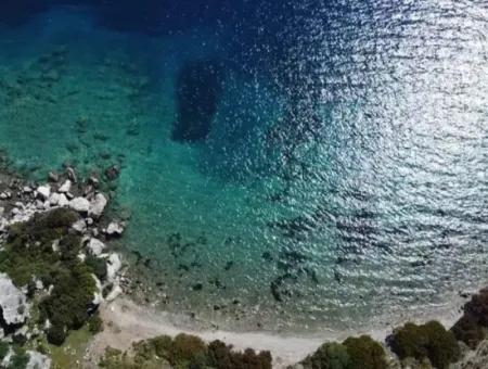 Feld Zum Verkauf Im Dorf Marmaris Söğüt Mit 500 M2 Meerblick 20 Meter Zum Meer