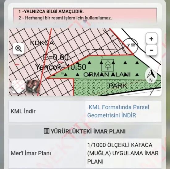 Muğla İzmir road On acil for sale 2600 m2 commercial zoned for sale land