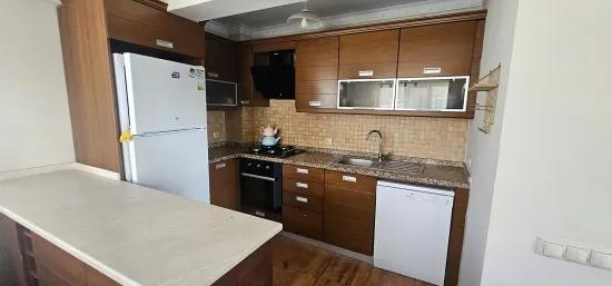 Marmaris Mosque Avlu Neighbourhood, In a site with a pool, Luxury 3+1 furnished roof duplex for rent