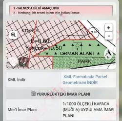 Land For sale in Akçaova Nbh. Menteşe - Commercial Zoned - 2.600 m²