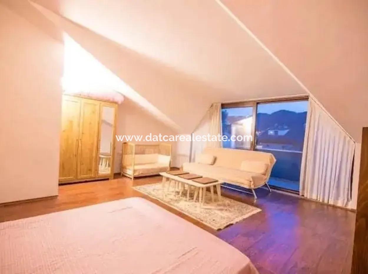 The Area Of Marmaris Armutalan Detached Villa For Sale 4 Rooms 1 Living Room Triplex Villa Fully