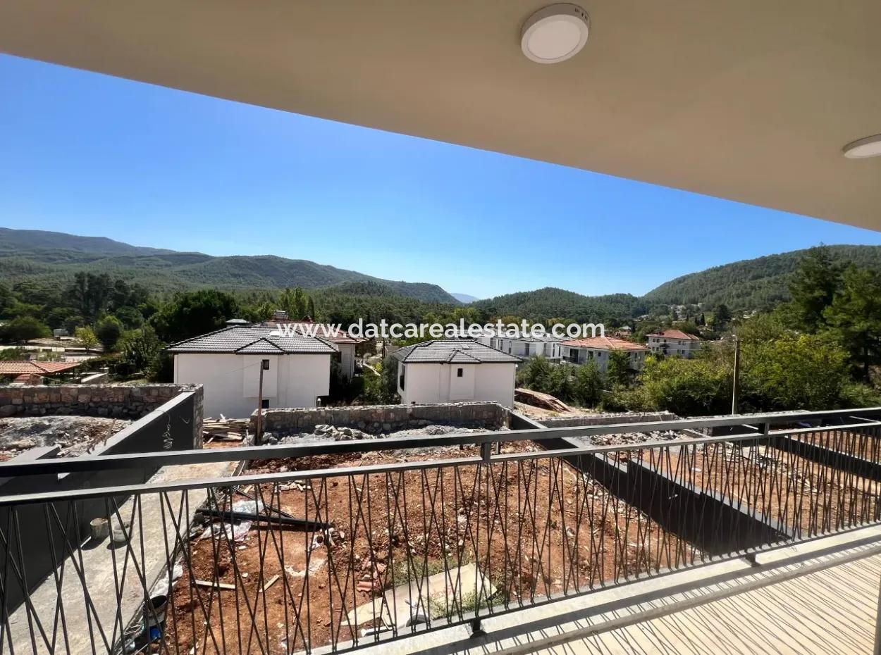 3 Rooms 3 Bathrooms 160M2 Forest View Villa For Sale In Marmaris Çetibeli Mahallesi 400M2 Plot With Full Detached Swimming Pool