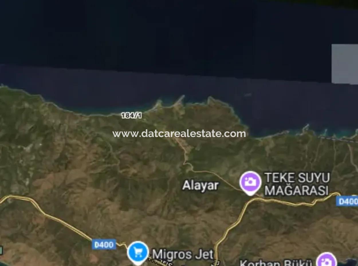 Seaside 4500M2 Suitable Land For Sale In Alavara Neighborhood Of Datça District