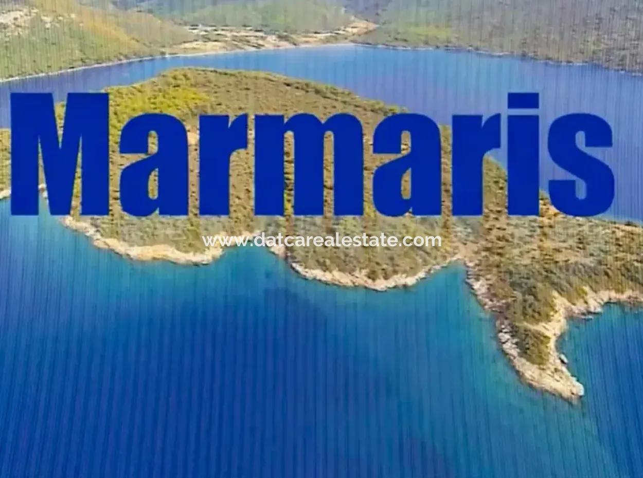 The Island For Sale In The Gulf Of Gökova In Marmaris District Has A Land Area Of 365000M2 And There Is A Registered House In It.