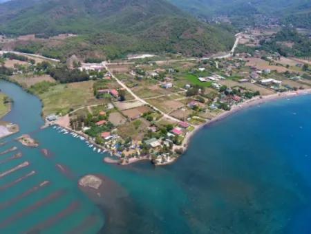 Our 10000M2 Shared Land Suitable For Commercial Use By The Canal In Marmaris Is For Sale