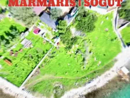 A 380M2 Land For Sale By The Sea In Söğüt Neighborhood Of Marmaris District From A Real Estate Agent