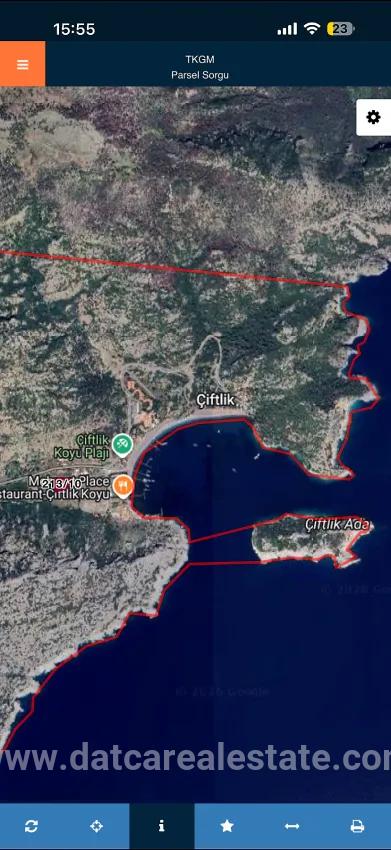 Marmaris Bayır Mah. Satılık Tarla - Tarla İmar Durumlu - 2.500 m²