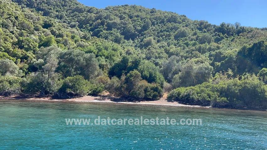 Marmaris cennet adasında satılık 2000 m2 köy