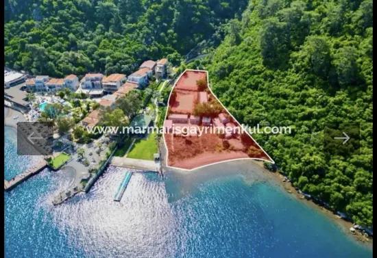 Marmaris Adaköy mevkiinde 4500m2 denize sıfır Özel mülk