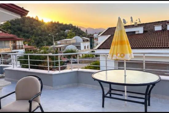 Marmaris Camiavlu’da Müstakil Havuzlu & Geniş Bahçeli 4+1 Eşyalı Kiralık Lux Tripleks