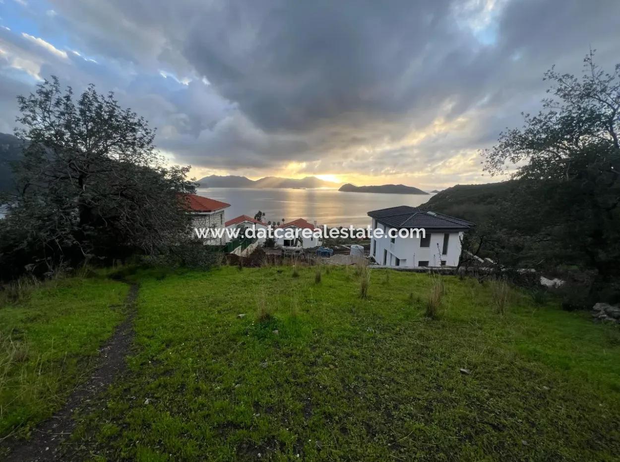 Marmaris Söğüt Köyünde Deniz Manzaralı 2 Villa İmarlı Yada Otel Yapımına Uygun Satılık 800M2 Arsa