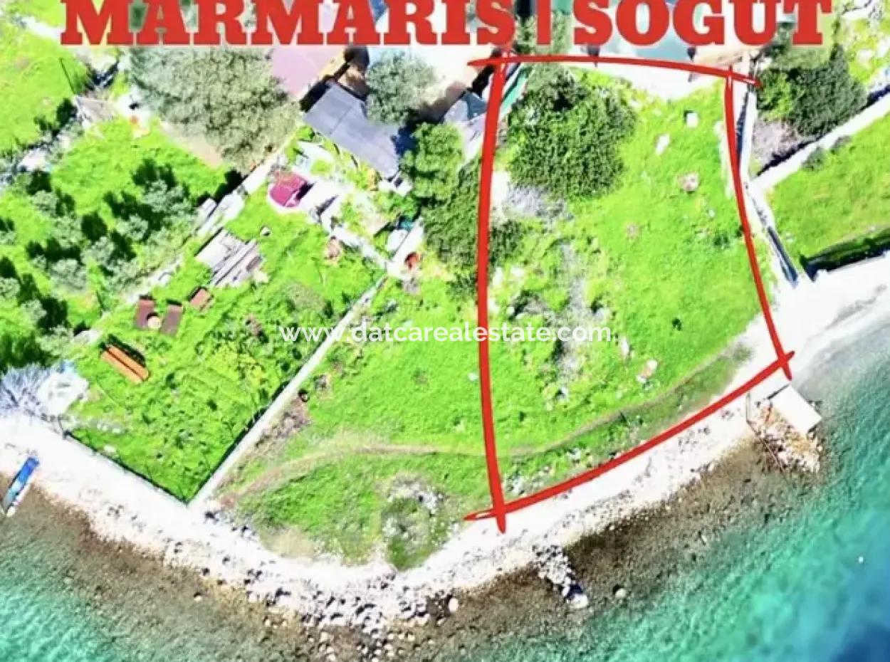Emlakçıdan Marmaris İlçesi Söğüt Mahallesinde Denize Sıfır 380M2 Satılık Tarla