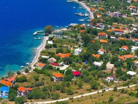 Emlakçıdan Marmaris Söğüt Köyünde Denize Sıfır 290M2 Satılık Tarla